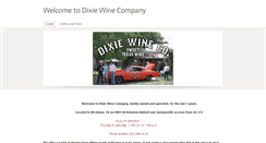 Desktop Screenshot of dixiewine.net